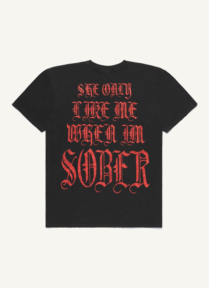 4HUNNID - SOBER T-SHIRT (BLACK) 4HUNNID